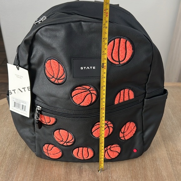 State Bags Kane Kids Fuzzy Basketball Backpack - Picture 4 of 7